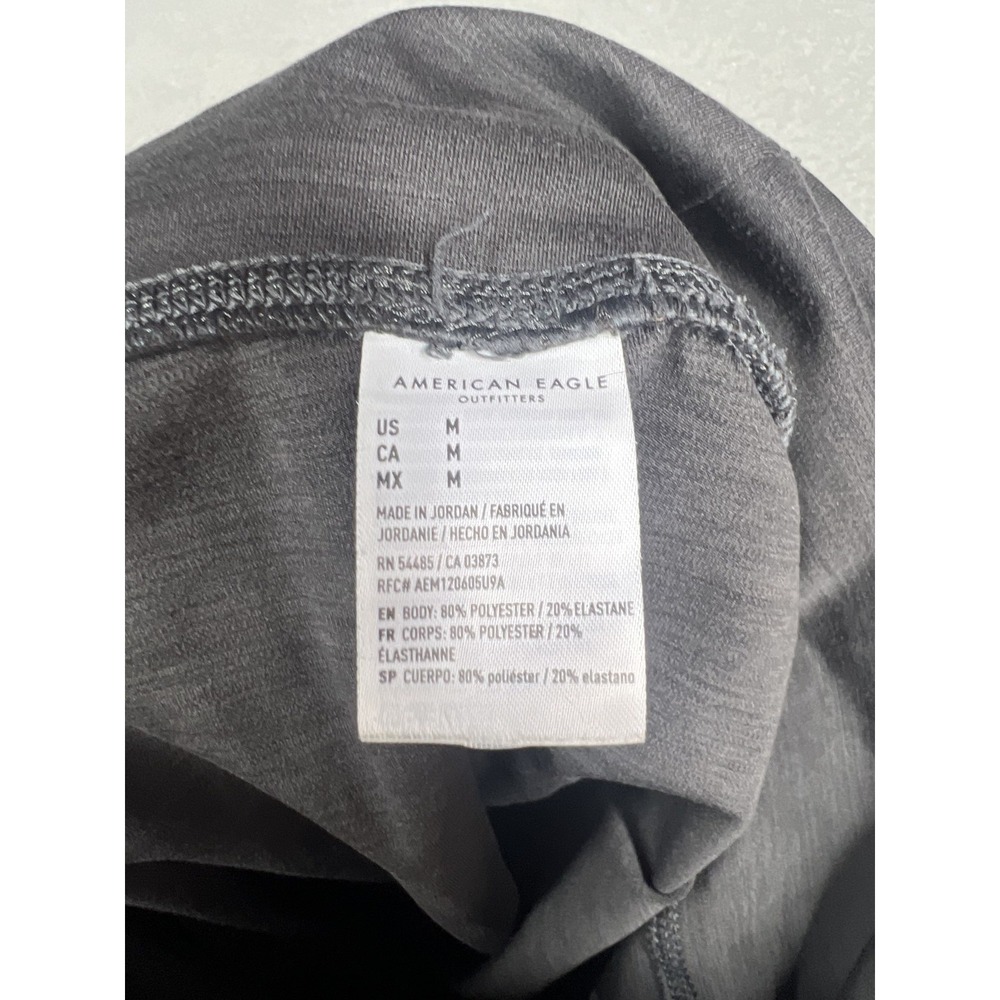 American Eagle The Everything Legging Women's M Regular Charcoal Gray Stretch - Picture 5 of 6